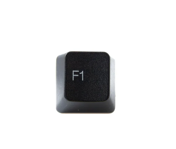 Klawisz f1 na klawiaturze — Zdjęcie stockowe