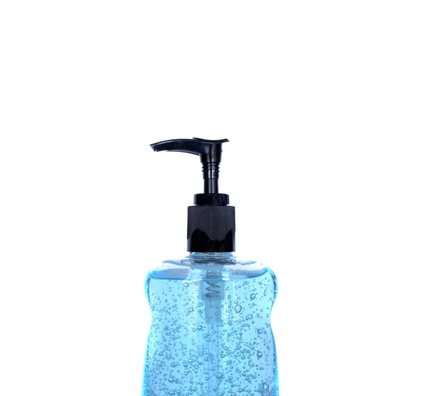 Parte superior da garrafa de desinfetante de mão — Fotografia de Stock