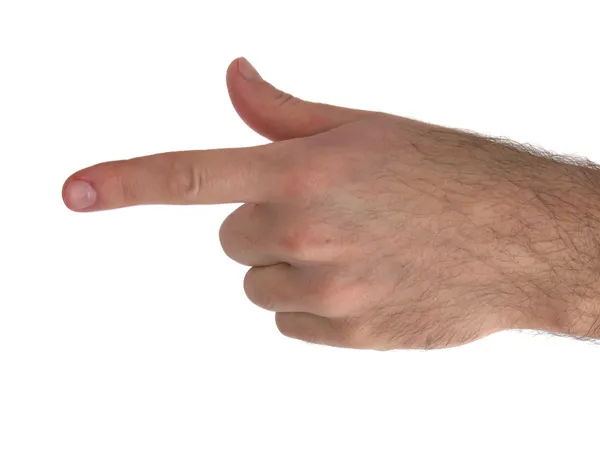 Буква G в ASL — стоковое фото