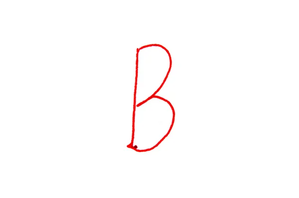 List klasy b — Zdjęcie stockowe