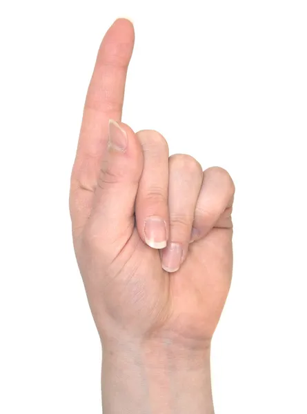ASL Number 1 — Stock Photo, Image