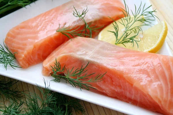 Fresh salmon fish — Stock Photo, Image