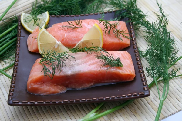 Fresh salmon fish — Stock Photo, Image