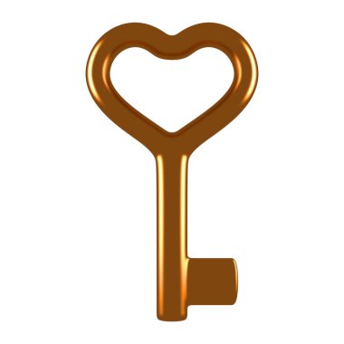 Gold key clipart