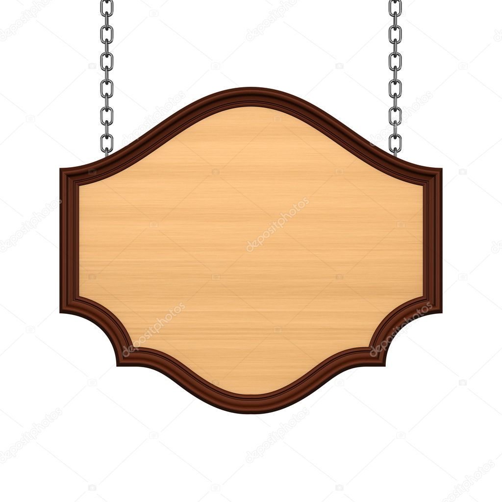 Красивая деревянная табличка