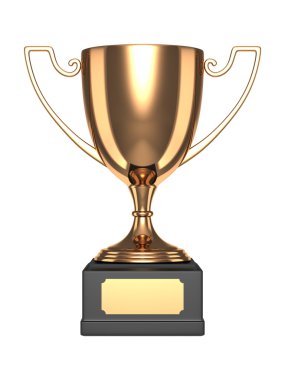 Gold trophy clipart