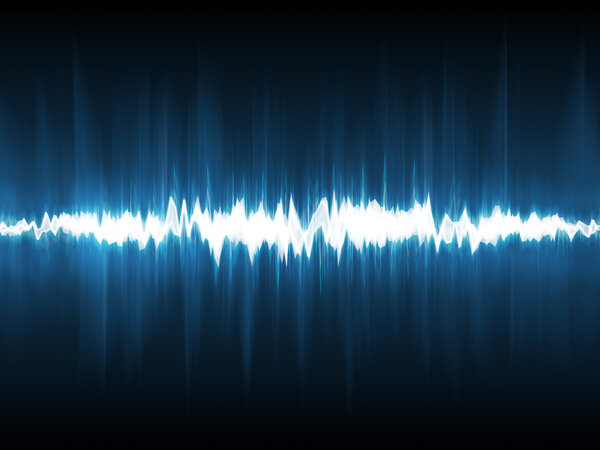 Синяя волновая форма
