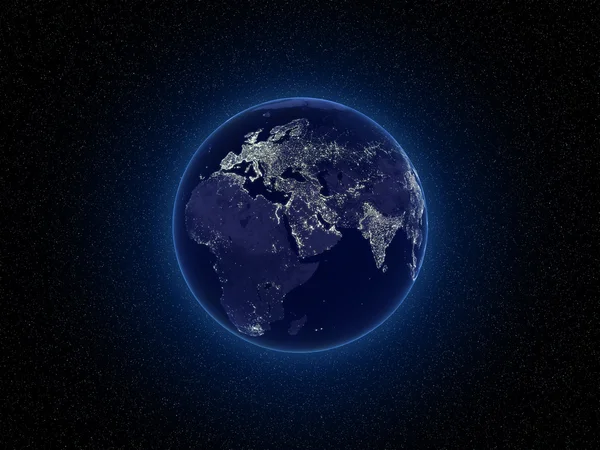 Glowing Globe — Stock Photo, Image