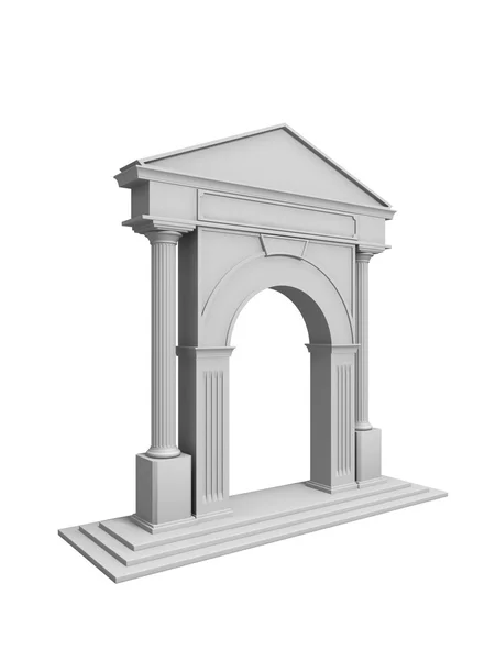 Arc with column — Stock Photo, Image