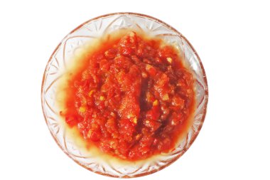Caucasian sauce adjika clipart
