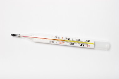 termometre 37.6 derece gösterilen kırmızı sıcaklık göstergesi