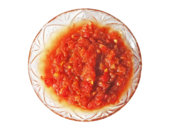 Аджика кавказька соусом — стокове фото