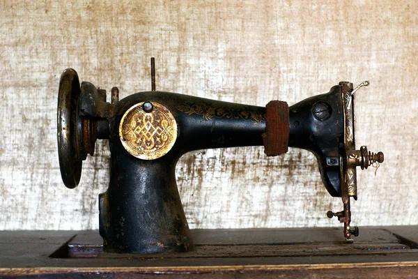 Старовинні швейні машини Стокове Фото