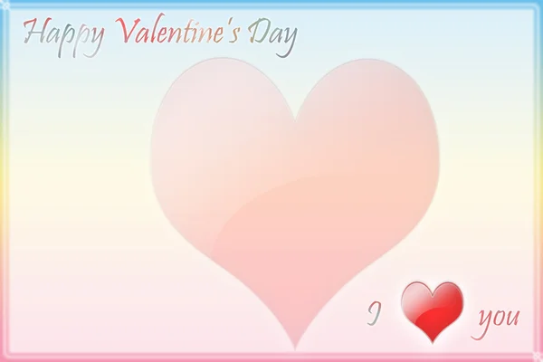 Valentijn kaart — Stockfoto
