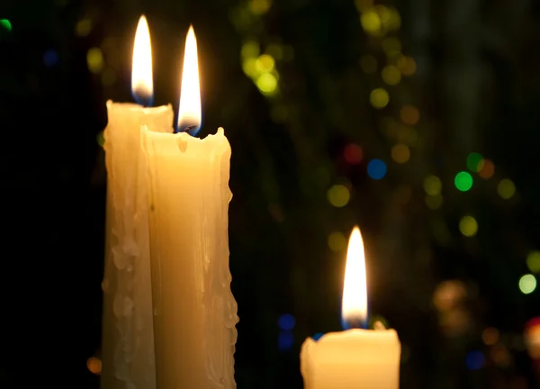 stock image Three candles