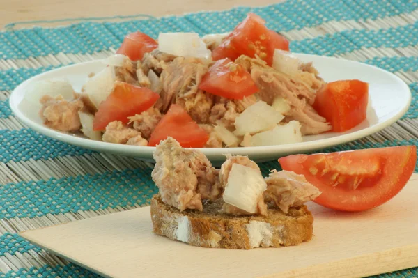 Home made tuna salad — Stock Photo, Image