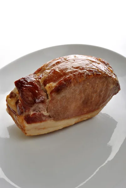 Cucinato organico bacon posteriore comune — Foto Stock