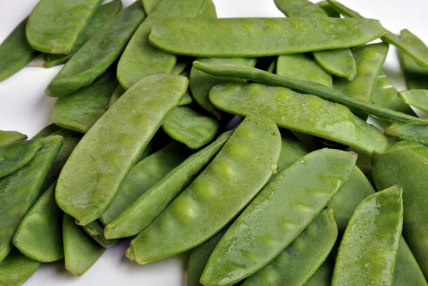 Mangetout orgánico fresco — Foto de Stock