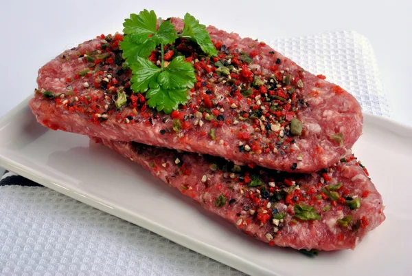 Verse peppered lam grill steak — Stockfoto