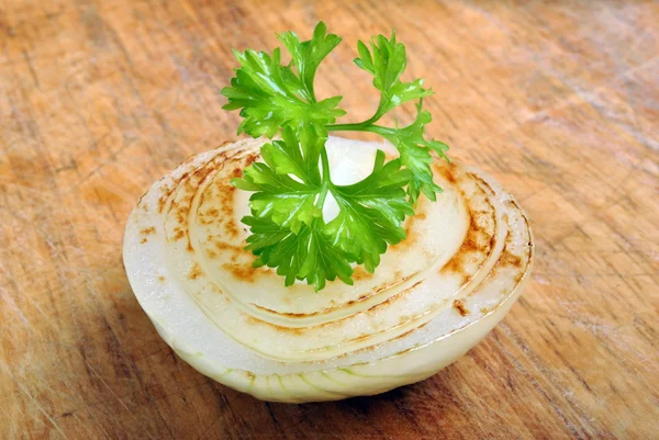 Cebolla orgánica frita —  Fotos de Stock