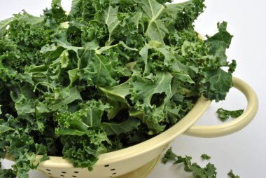 Organic tender leaf curly kale clipart