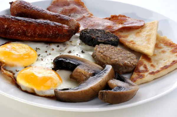传统的爱尔兰早餐 — 图库照片
