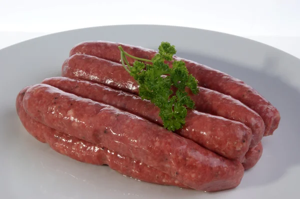 Pork black pepper sausages — Stock Photo, Image