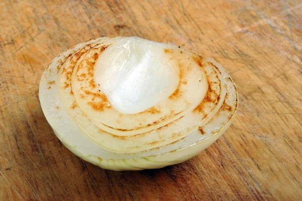 Fried organic onion — Stock Photo, Image