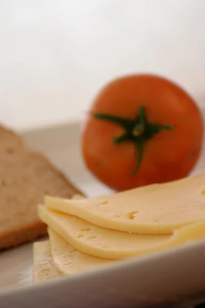 Organik domates peynir — Stok fotoğraf