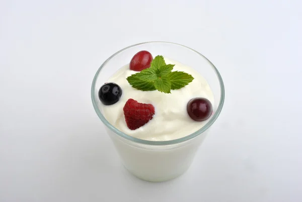 Stock image Fresh organic nature yoghurt