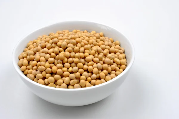 Organic soya beans — Stock Photo, Image