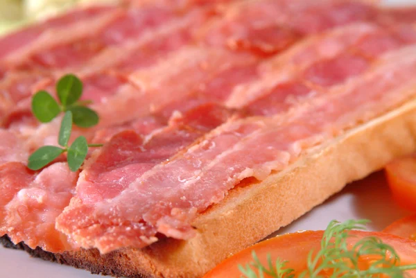 Bacon orgânico grelhado — Fotografia de Stock