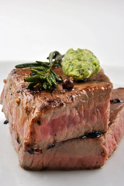 Grilled rump steak — Stock Photo, Image