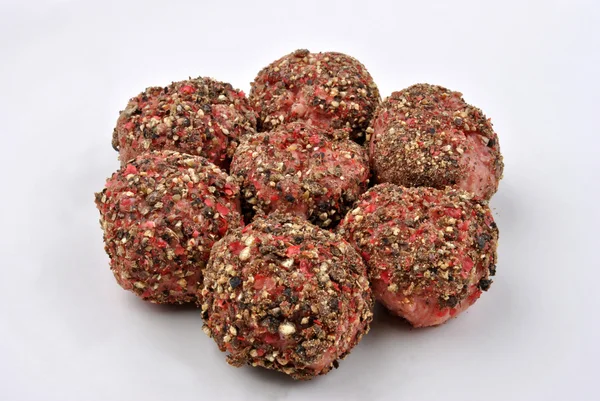 Organic minced meat balls — Stock Photo, Image