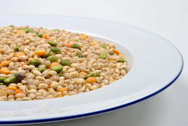 スープ ミックス、大麦、レンズ豆、分割エンドウ豆 — ストック写真