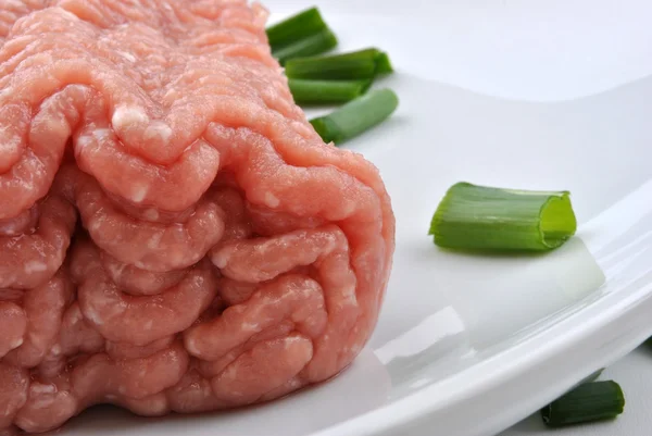 Sommige organische gehakt vlees — Stockfoto