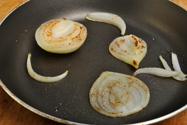 Fried organic onion — Stock Photo, Image