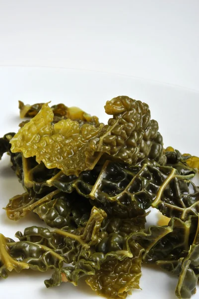 Tender leaf curly kale — Stock Photo, Image