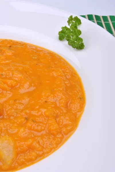 Буттернатний суп з кремом для кабачків — стокове фото