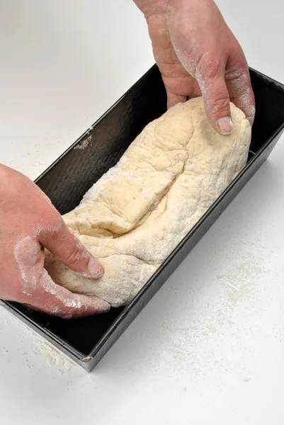 Как сделать хлеб — стоковое фото