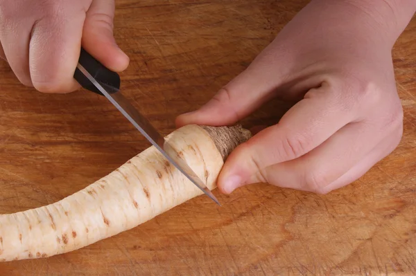 Jak si vyrobit domácí zeleninová polévka — Stock fotografie