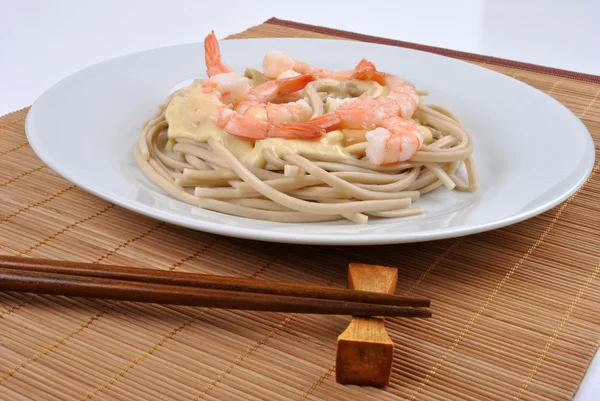 Oriental wheat noodles — Stock Photo, Image