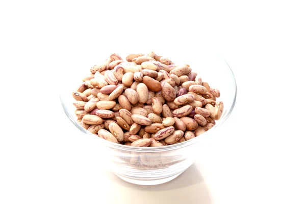 Dried beans in a glas bowl — Stock Photo, Image