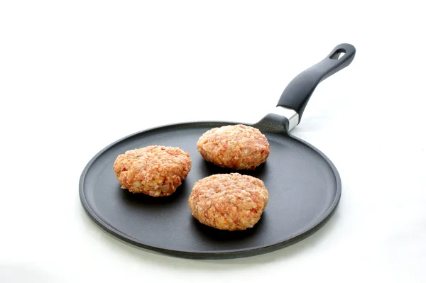 stock image Meatballs in a pan