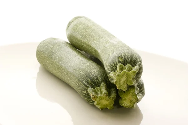 Three fresh zucchini — Stock Photo, Image