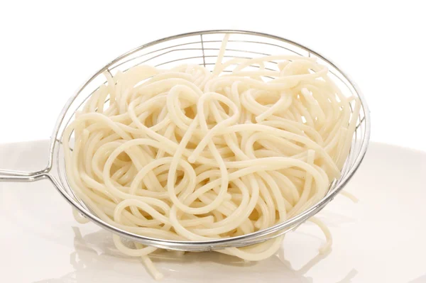 Cooked home made spaghetti — Stock Photo, Image