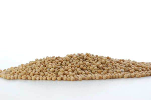 I semi di senape sono piccoli semi rotondi — Foto Stock