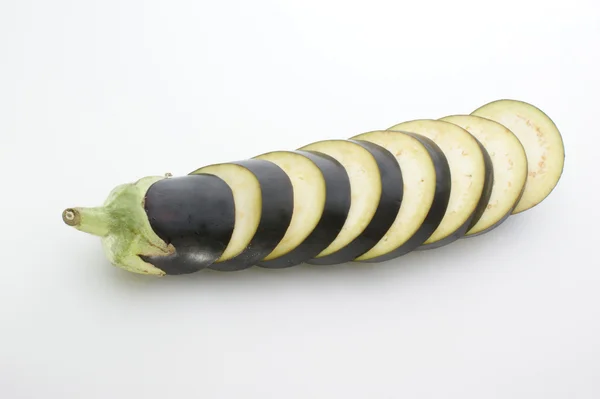 Fresh organic eggplant — Stock Photo, Image