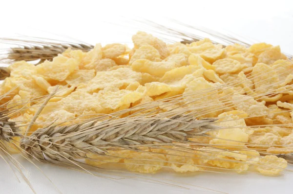Copos de maíz y cereales — Foto de Stock