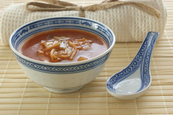 Organic asian vegetable soup — Stock Photo, Image